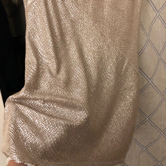 Free People Gold Sparkle Dress - Picture 4 of 5
